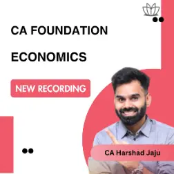 CA Foundation Economics Regular Batch by CA Harshad Jaju